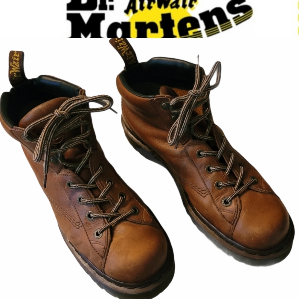 Dr. Martens leather lace up combat boots size 14